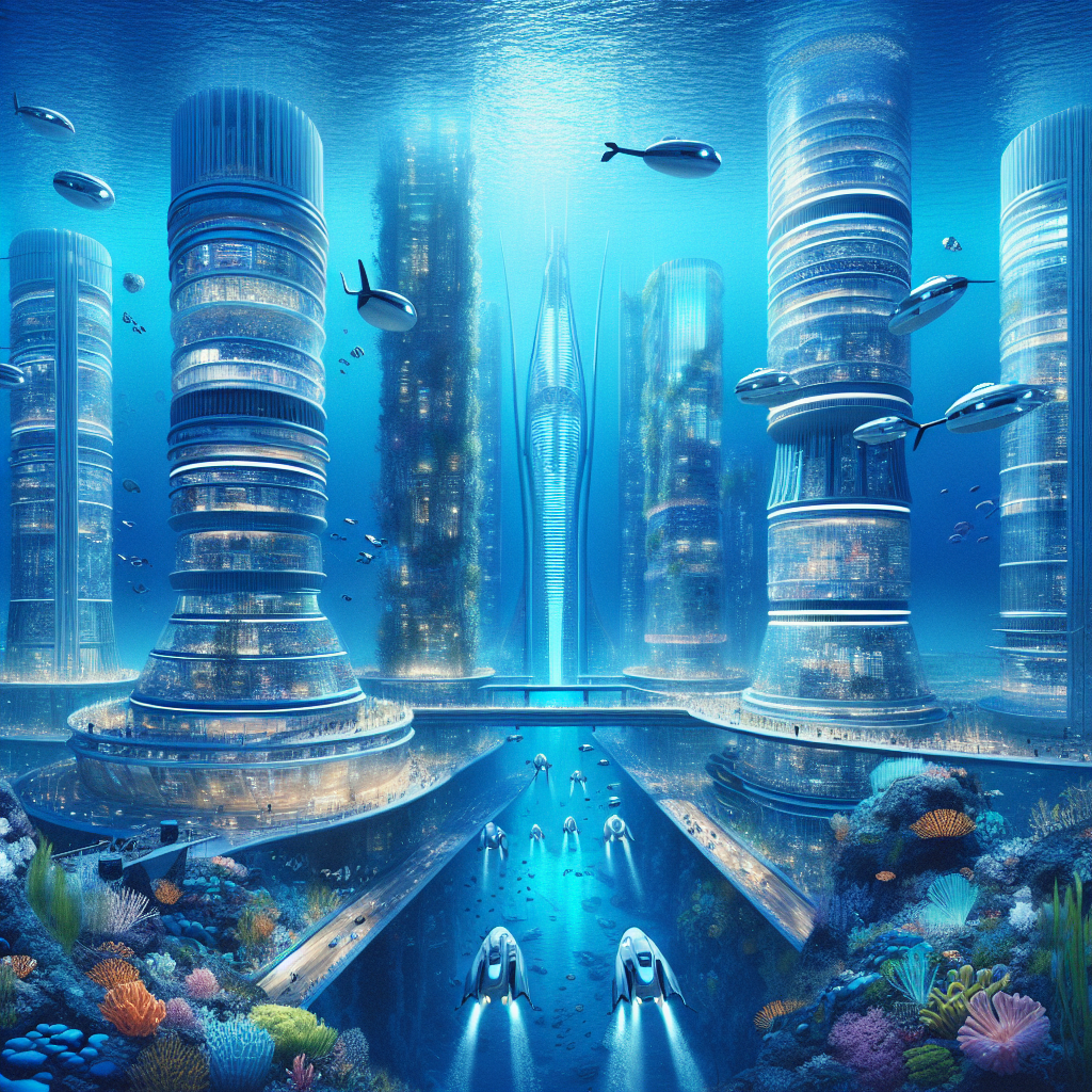 Ville sous-marine futuriste